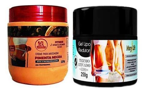 Gel Lipo Redutor Creme Pimenta Negra Rhenuks Mary Life Redutor De