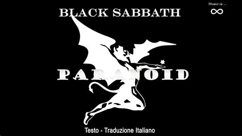 Black Sabbath Paranoid 1970 Testo Lyrics Traduzione Italiano