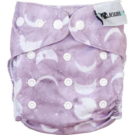 Designer Bums Reusable Cloth Nappy Lavender Moon Woolworths