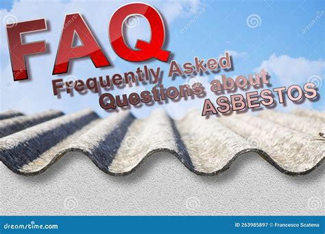 Faq Frequently Asked Questions About Danger Asbestos Concept Image