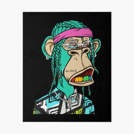 Nft Monkey Like Travis Scott Bored Ape Yacht Club Art Board Print