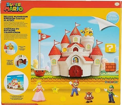 Super Mario Nintendo Deluxe Mushroom Kingdom Castle Wall Display