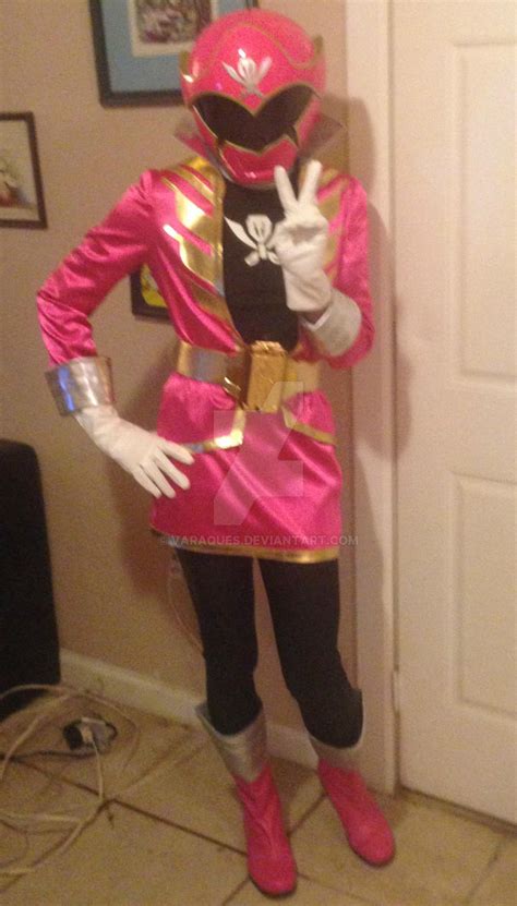 Super Mega Force Pink Ranger Gokai Pink Cosplay By Varaques On Deviantart