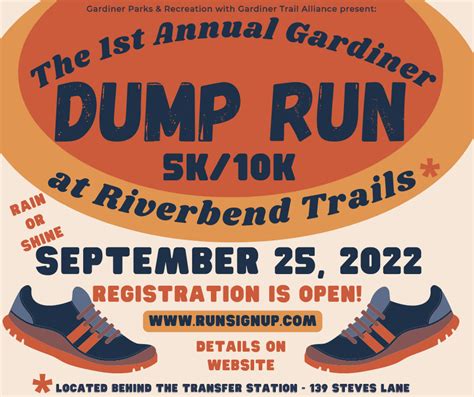 Dump Run 5k10k Trail Run At Riverbend Trails Gardiner Ny — Gardiner Trail Alliance