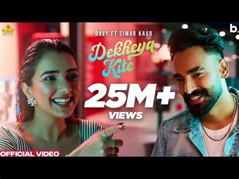 DEKHYA KITE Official Video Davy Ft Simar Kaur Gur Sidhu New