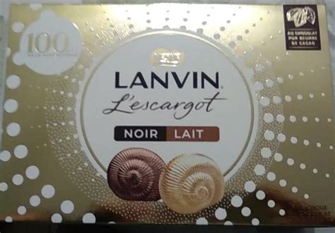 Lanvin l escargot noir lait Nestlé