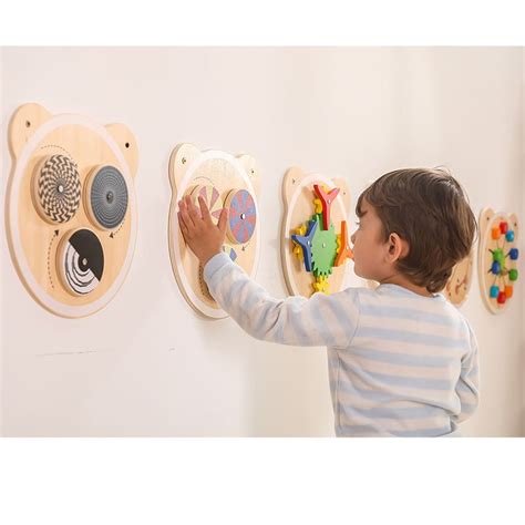 Viga Wall Toy - Sensory Spinning Points Activity Wooden Toys - Sensory ...