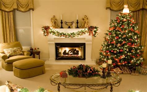 Christmas Fireplace Desktop Background - Fireplace World