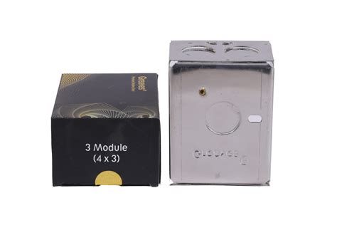 Stainless Steel Modular Switch Box 3M (4X3) – Greaves Electricals