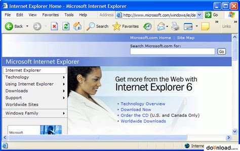 Internet Explorer 6 Web Browsers