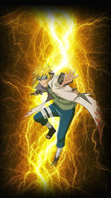 Minato Naruto Yellow Flash Hd Phone Wallpaper Peakpx