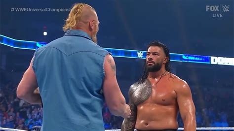 BROCK LESNAR RETURNS ON SMACKDOWN TO CONFRONT ROMAN REIGNS 18 72022