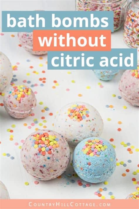 Homemade Bath Bombs without Citric Acid