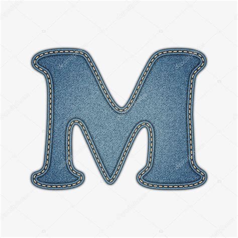 Denim Letter Jeans Alphabet Stock Vector Image By DIDDLE 33776511