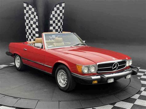 1983 Mercedes Benz 380SL Convertible Red RWD Automatic SL Classic