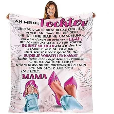 Kuscheldecke F R Meine Tochter An Meine Tochter Decke Von Mama Mutter