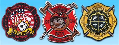 Custom Firefighter Patches - Custom Creative Patches