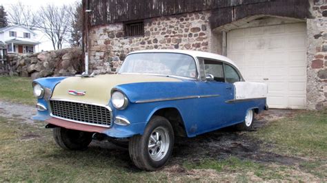 Gasser Ready 1955 Chevrolet Bel Air Barn Finds