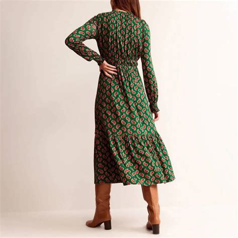 Green Rosanna Long Sleeve Tea Dress Brandalley