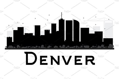 Denver city skyline silhouette – Artofit