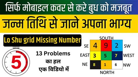 Lo Shu Grid Method Missing 5 Lo Shu Grid Lu Shu Grid Abhishek