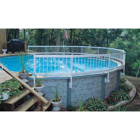 Above Ground Pool Fence Above Ground Pool Landscaping Backyard Pool