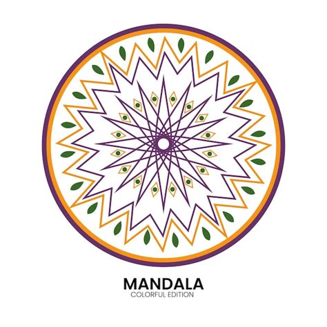 Premium Vector Colorful Mandala Background