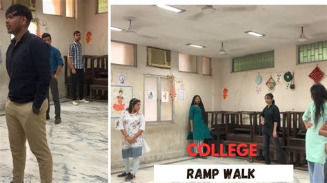 Ramp Walk Pratice College Ramp Walk Kolej Raimp Vok YouTube