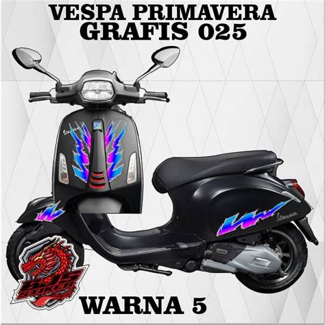 Jual Striping Vespa Matic 150 Cc Stiker Decal TRANSPARAN UV VESPA 150