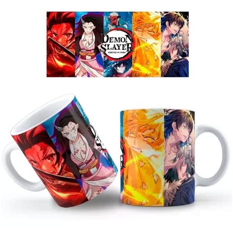 Caneca Demon Slayer Personagens Mega Oferta MercadoLivre