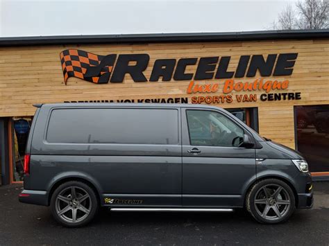 Custom Vw T Transporter Raceline Gt In Indium Grey Vans Aston