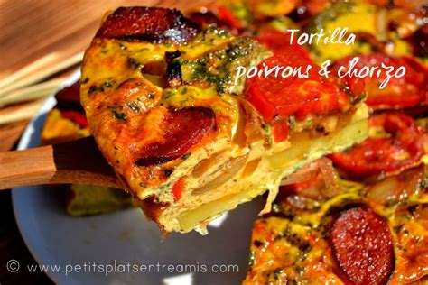 Tortilla Aux Poivrons Chorizo Petits Plats Entre Amis