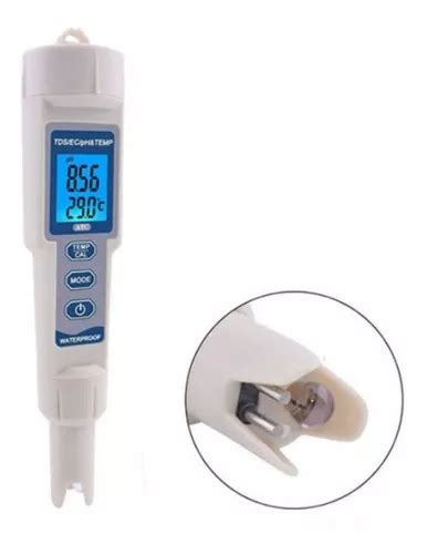 Caneta Medidor De Ph Ec Ppm Tds Temperatura Parcelamento Sem