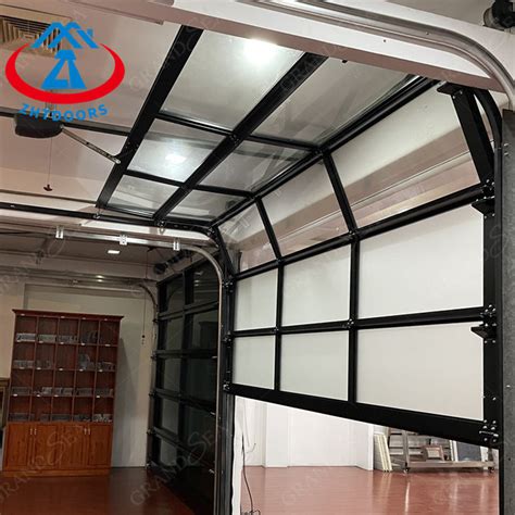 Affordable Overhead Roll Up Glass Garage Door Zhongtai