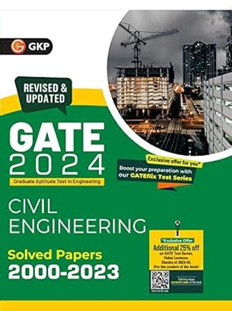 Buy GATE 2024 Civil Engineering Solved Papers 2000 2023 By GKP