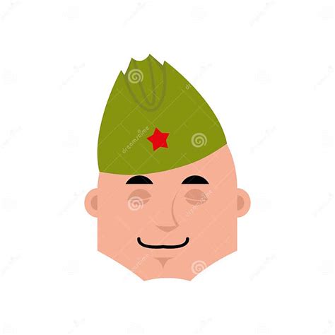 Soviet Soldier Sleeping Emoji Retro Russian Warrior Asleep Emot Stock