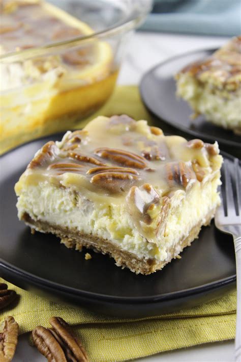 Pecan Pie Cheesecake Bars | Baking You Happier