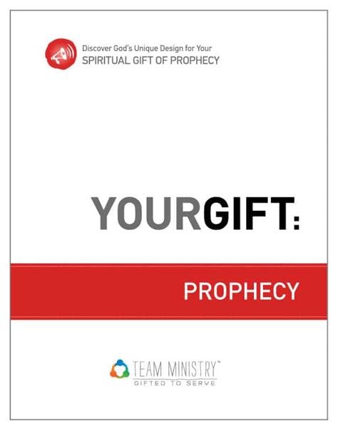 Your Gift: Prophecy, Discover God’s Unique Design for Your Spiritual ...