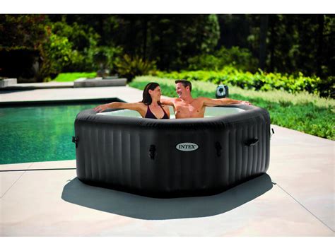 Intex PISCINA IDROMASSAGGIO SPA JET BUBBLE DELUXE Ø cm 201x71 h