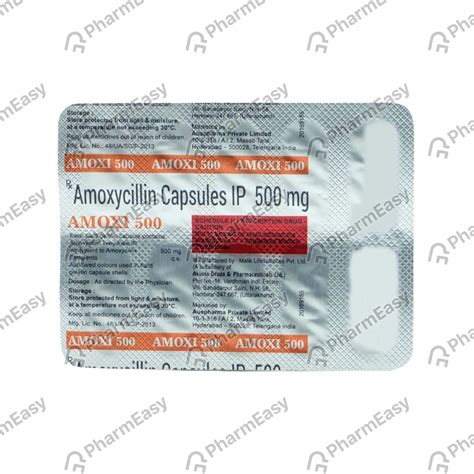 Amoxi 500 MG Capsule 10 Uses Side Effects Price Dosage PharmEasy