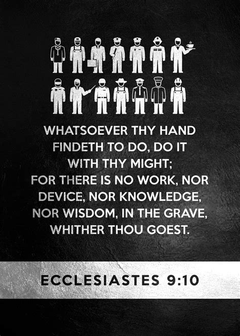 Ecclesiastes 9 10 Poster By Abconcepts Displate