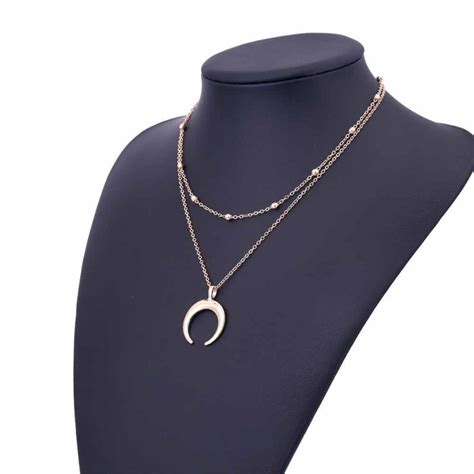 Collier Lune Corne Les Bijoux De Lili