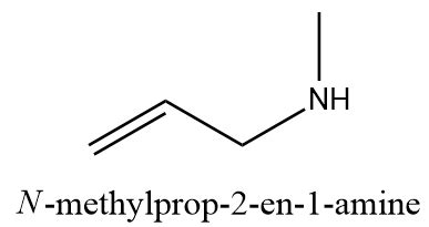 The Correct IUPAC Name For CH2 CHCH2 NHCH3 Is Filo