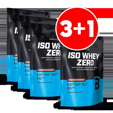 Iso Whey Zero 3 1 4x500g 2 Kg BioTech USA