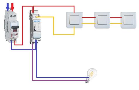 Représentation d un télérupteur sur un schéma électrique