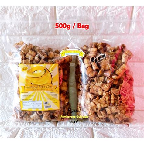 Caramelized Banana Chips Kerepek Pisang G Bag Shopee Malaysia