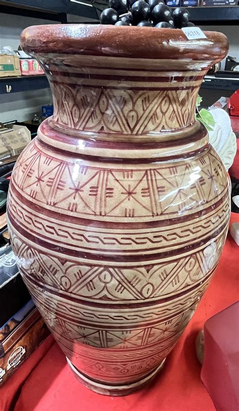 Large Studio Pottery Floor Vase