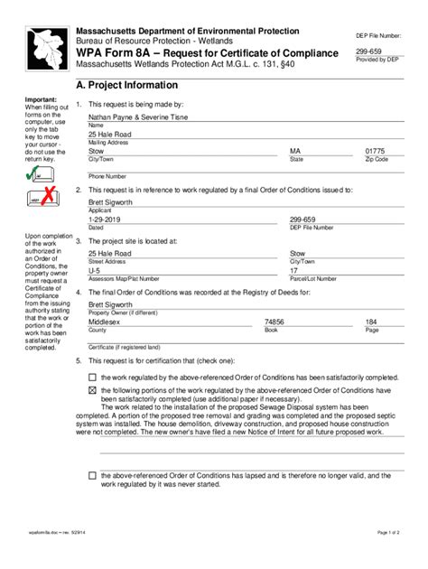 Fillable Online Wpa Form Request For Determination Of Applicability