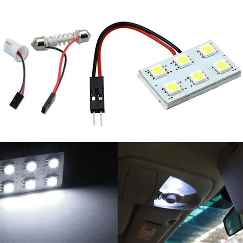 Novo Smd Led T Ba S Dome Fest O Interior Do Carro Luz Painel