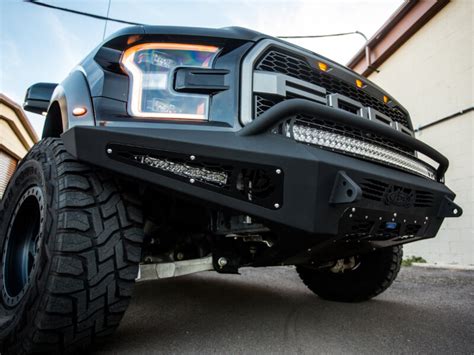 Ford Raptor Add Honey Badger Paneled Front Off Road Bumper